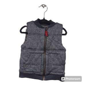 OshKosh 18M Blue Gray Sweater Vest